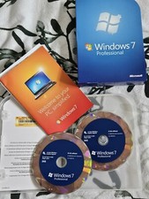 *Microsoft  Windows 7 Professional 64 & 32 discs  (FULL INSTALL) Retail Boxed!!*