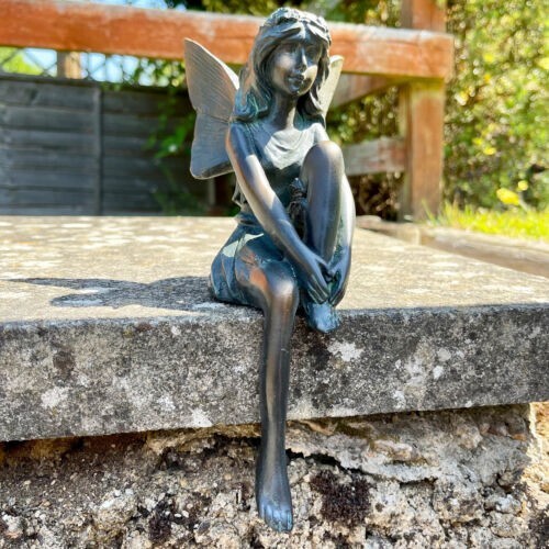 Resin fairy shelf sitting - resin,