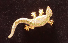 Swarovski Lizard Brooch