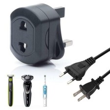 EU Euro 2 Pin to UK 3 Pin Plug AC Universal Travel Converter European Adapter-UK