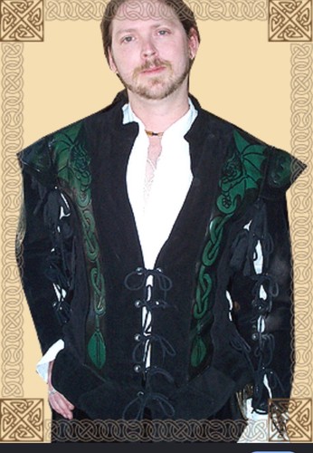 Medieval style black green - black,