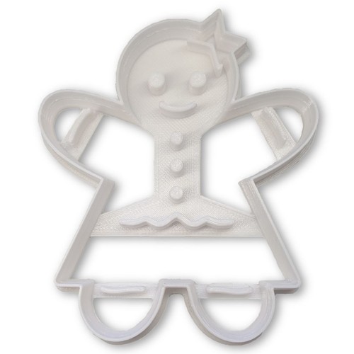 Gingerbread lady woman cookie - gingerbread,