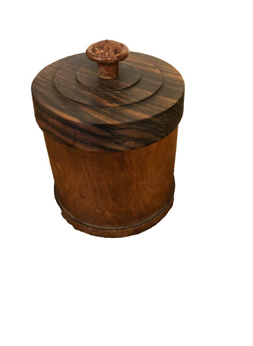 Vintage wooden treen tobacco - vintage,