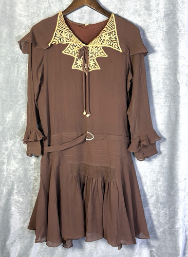 Vtg 1940s womens dress - 1940s,