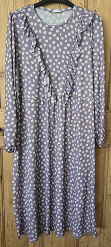 Zara lilac white polka - zara,