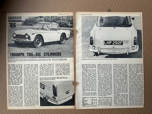 Triumph tr5 autocar road - tr5,