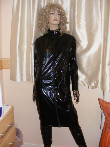 Pvc dress coat - dress, /