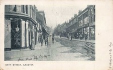 Vintage Bath Street Ilkeston Topographical Postcard  1900s