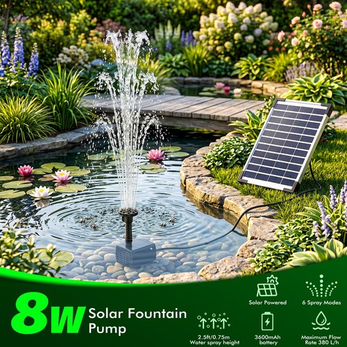 Solar powered water - 8w, pond