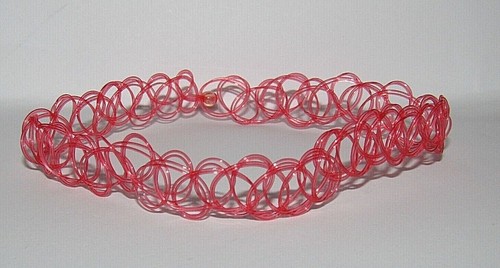 Retro stretch tattoo chokers - retro,