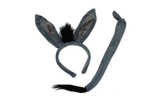 Donkey headband tail set - donkey,