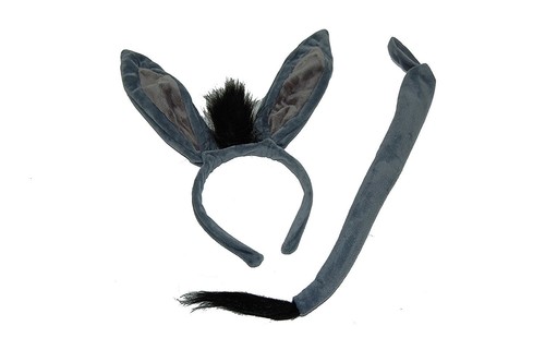 Donkey headband tail set - donkey, &tail