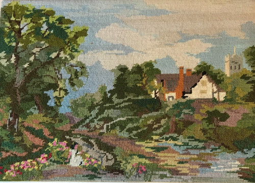 Vintage tapestry picture - vintage,