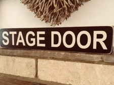 Stage Door Sign Vintage