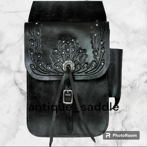 Western horse leather saddle - horse,