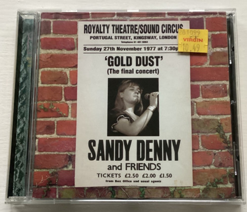 Sandy denny gold dust live - sandy, (live