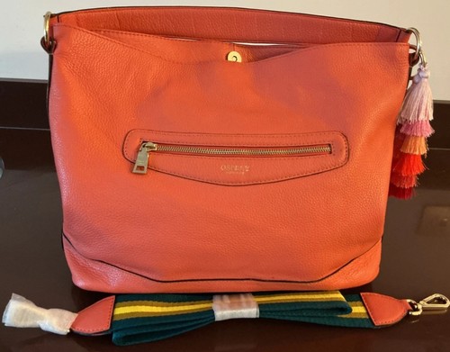 Osprey coral leather - coral, shoulder