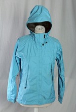 Marmot Gore-Tex Paclite Jacket Coat Raincoat Light Blue UK Small Camping Hiking