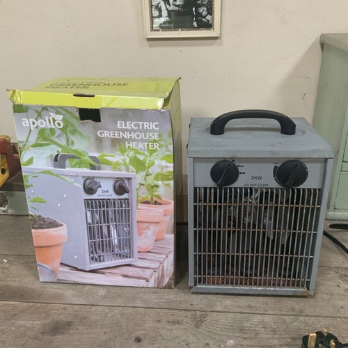 Electric greenhouse heater 2kw - greenhouse,
