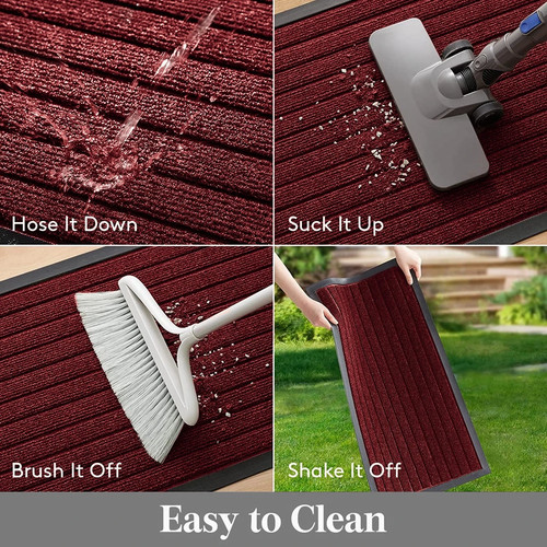 Heavy duty rubber door mat - heavy,