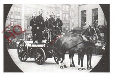 Postcard_ Nottingham, Fire Brigade In Front of the Exchange, 1906 (Repro)