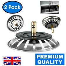 2x Kitchen Sink Strainer