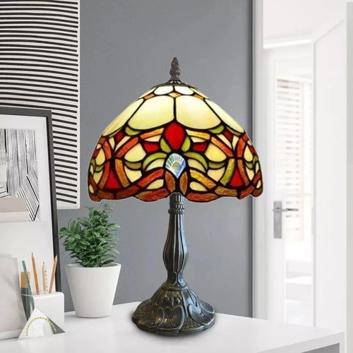Multicolor tiffany table lamps - multicolor,