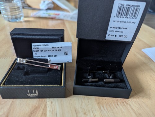 Cufflinks tie clips bars - ,