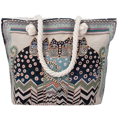 Moggie friends tapestry tote - friends,