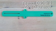 Festool CSC SYS 50 Table Saw Zero Clearance Insert Black