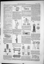Old Print 1885 American Patents Lubricator Schmitt Steam Condenser Barber 19th