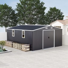 10x12ft Steel Shed w/ 2