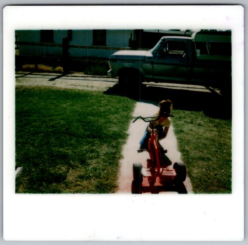 Vtg polaroid snapshot photo - vtg,
