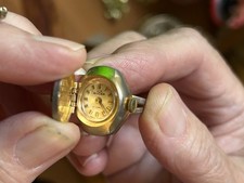 Vintage Buler 17 Jewel Ring Watch Swiss Made  has been Overwound