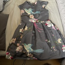 TED BAKER DRESS SIZE 4 ( 14 )