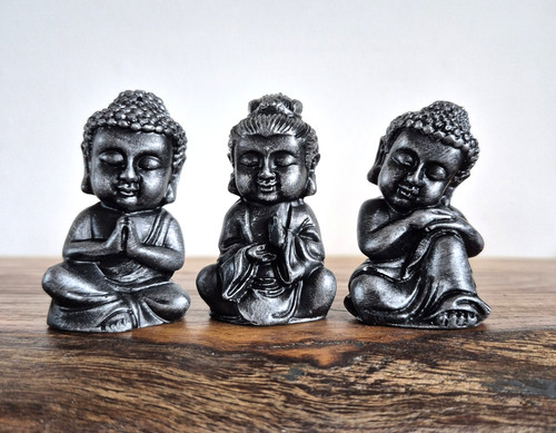 Buddha ornament hand cast - 3,