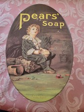 Empty Oval Pears Soap Tin by Replicans of Bedford England