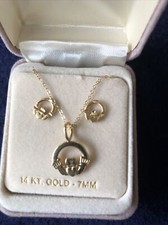 New In Box 14K Claddagh