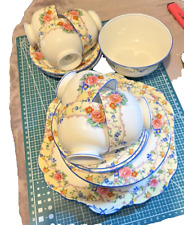 Aynsley tea set 19 pieces Pink