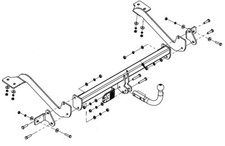 Swan neck tow - for, citroen