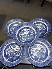 5 X Churchill Blue & White