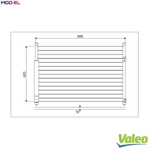 Condenser air conditioning - air,