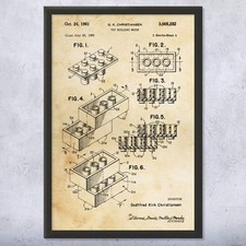 Toy Block Patent Wall Art: Toy