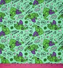 Marvel Hulk Fabric - HALF YARD