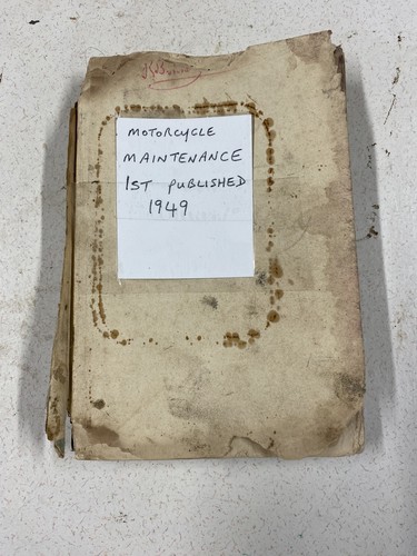 Motorcycle maintenance book - maintenance,