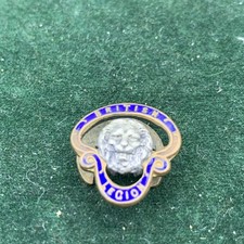 British Legion Gold-Tone Blue