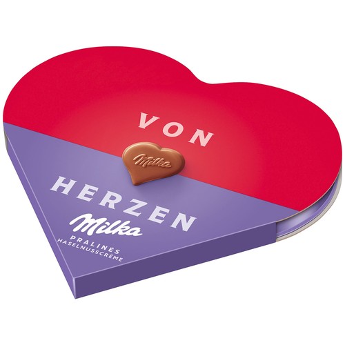Milka chocolates heart - heart, shaped