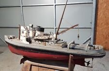 Vintage Model Boat - Pond Boat - Model Work Boat