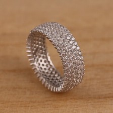 Solid 925 Sterling Silver CZ