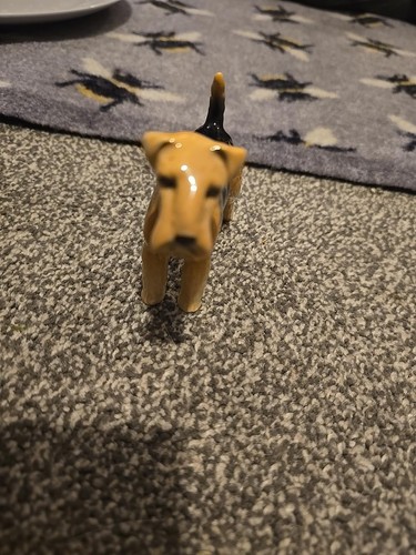 Vintage ceramic airedale - vintage,